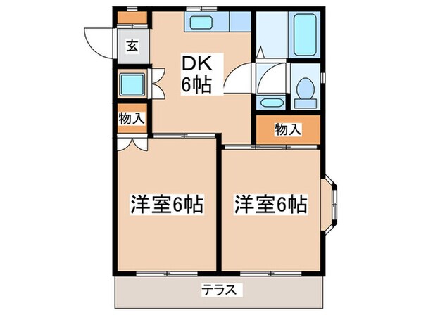 ファミ－ラシオンの物件間取画像